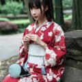 Red Japanese Kimono & Yukata