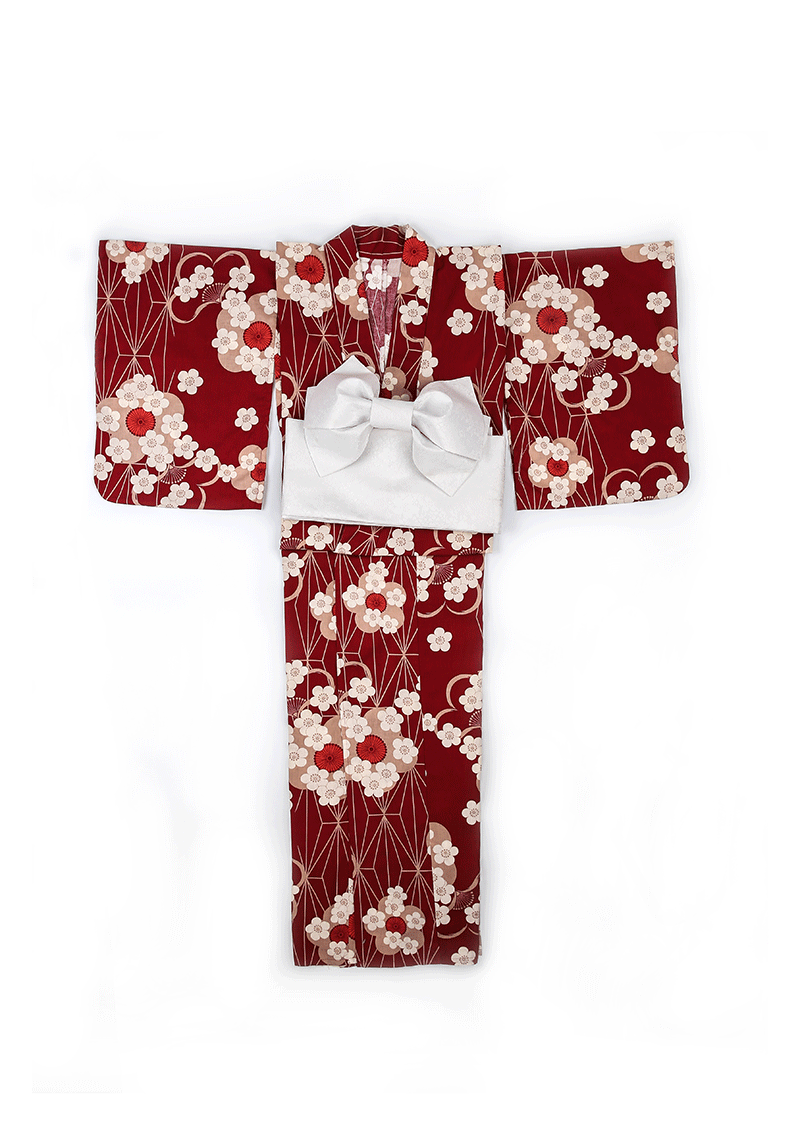 Red Japanese Kimono & Yukata