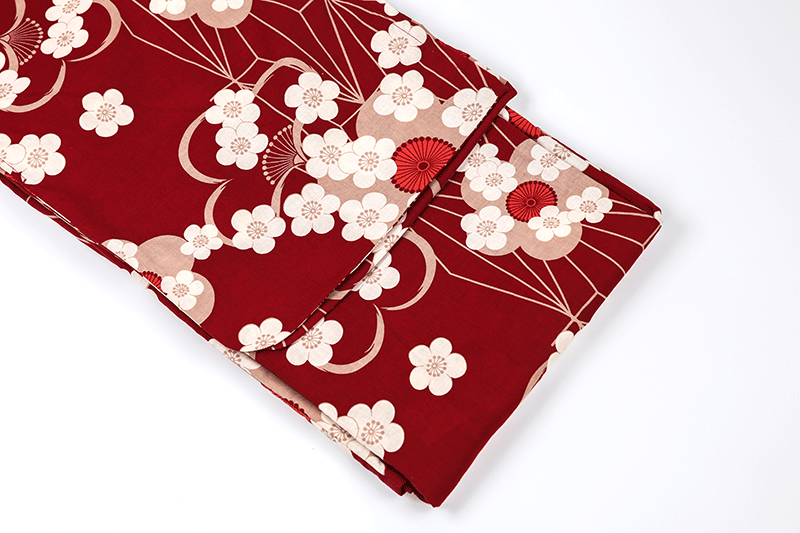 Red Japanese Kimono & Yukata
