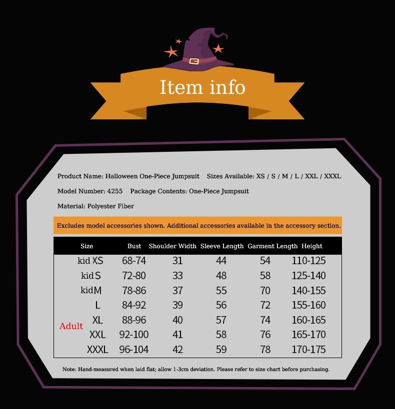 Aldult/Kids Halloween Bat Horror Costumes