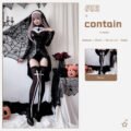 Halloween Vampire Nun Cosplay Costume