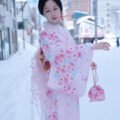 Japanese Kawaii Pink Kimono Dress