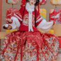 Women's Ming Dynasty Style Winter Hanfu Set