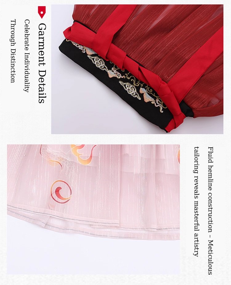 Unisex Kids Traditional Wuxia Hanfu
