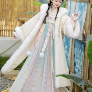 Women Tang Dynasty Thickened Ruqun Set