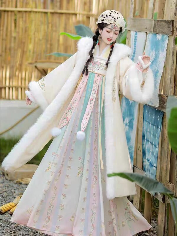 Women Tang Dynasty Thickened Ruqun Set