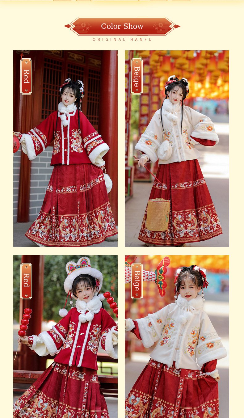 Women Chinese New Year Hanfu dress