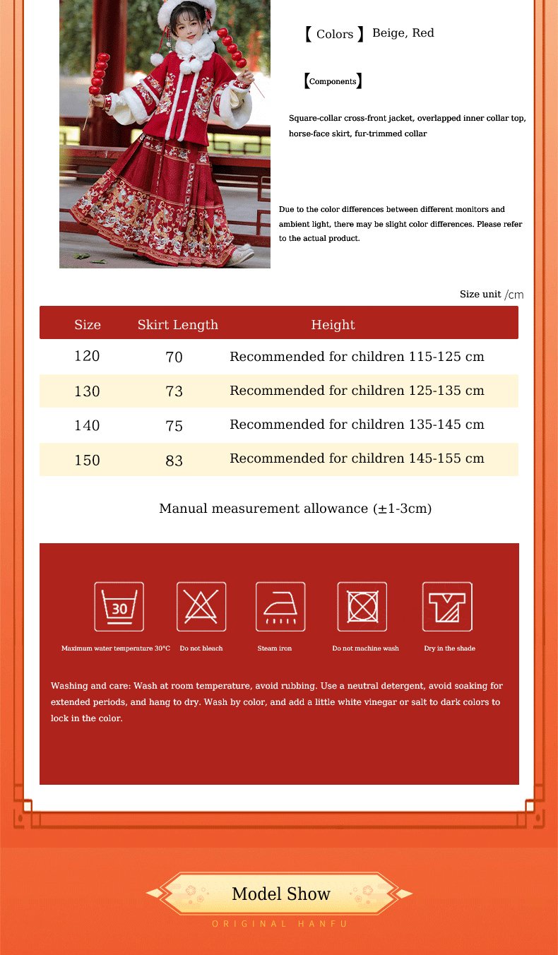 Women Chinese New Year Hanfu dress