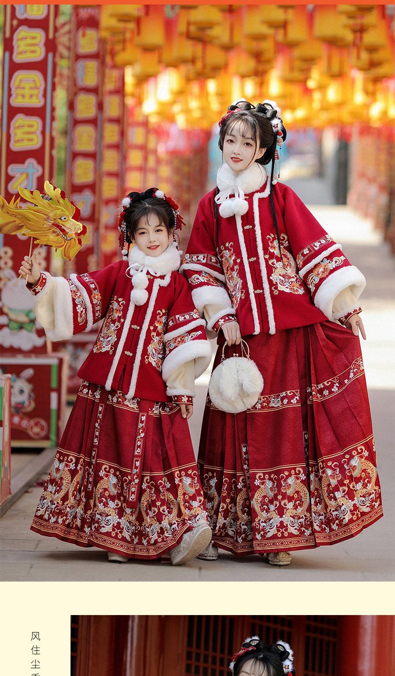 Women Chinese New Year Hanfu dress