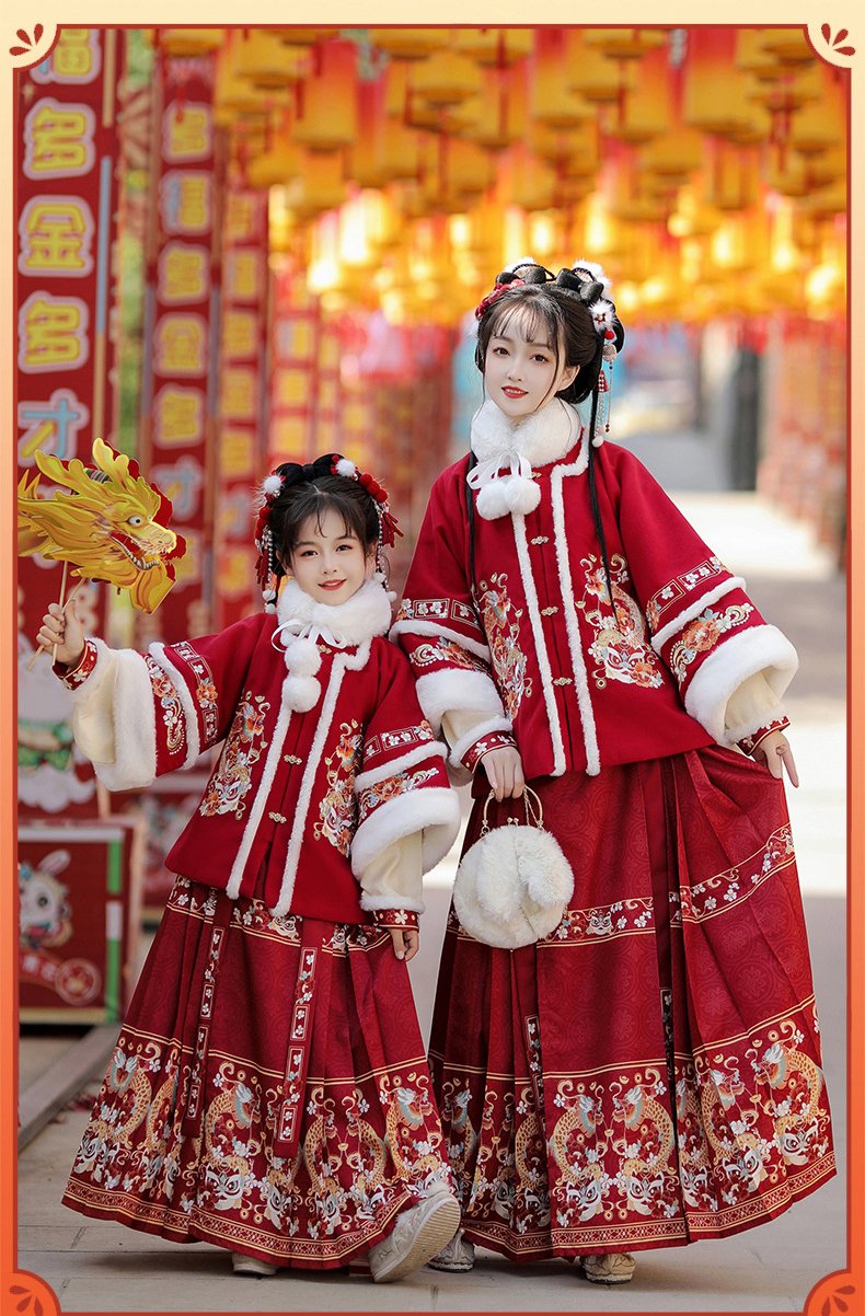 Women Chinese New Year Hanfu dress