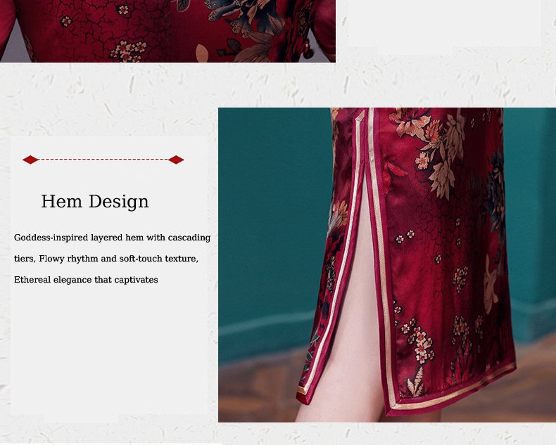 
chinese traditional dress & chinese Wedding qipao dress blue/green colors