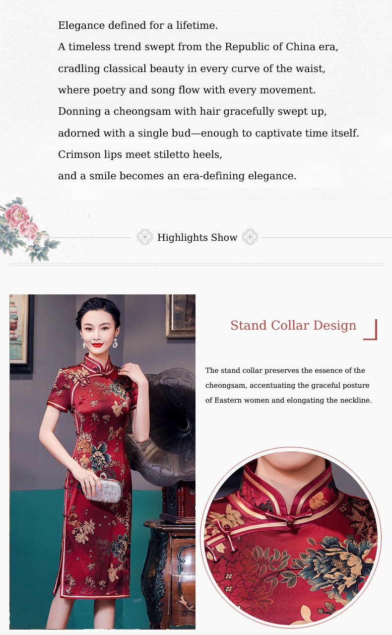 chinese traditional dress & chinese Wedding qipao dress blue/green colors