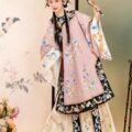 Womens Jin Dynasty Yellow Floral Print Ruqun Set
