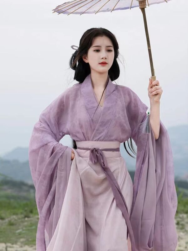 Wei-Jin-Dynasty-Style-Traditional-Women's-Clothes-Main-photo Wei-Jin Dynasty Style Traditional Women's Clothes