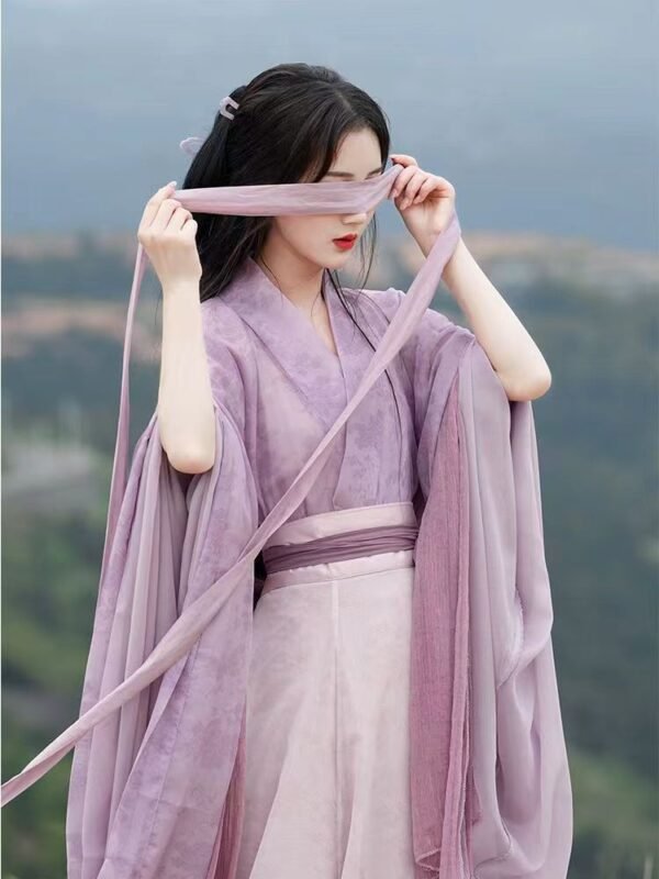 Wei-Jin-Dynasty-Style-Traditional-Women's-Clothes-Main-photo1 Wei-Jin Dynasty Style Traditional Women's Clothes