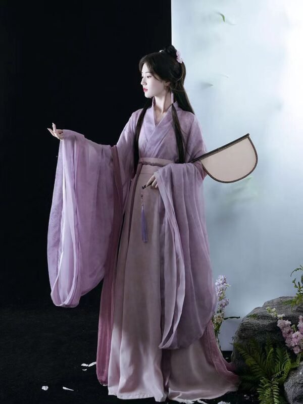 Wei-Jin-Dynasty-Style-Traditional-Women's-Clothes-Main-photo2 Wei-Jin Dynasty Style Traditional Women's Clothes