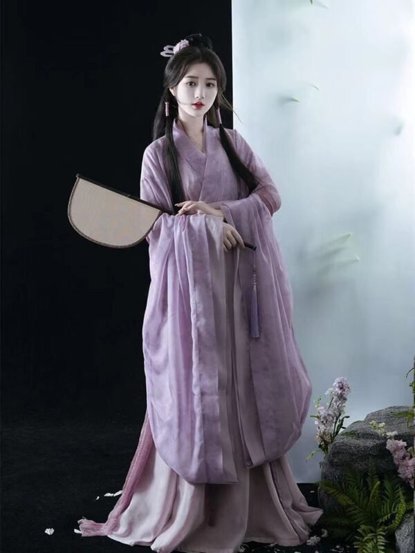 Wei-Jin-Dynasty-Style-Traditional-Women's-Clothes-Main-photo3 Wei-Jin Dynasty Style Traditional Women's Clothes
