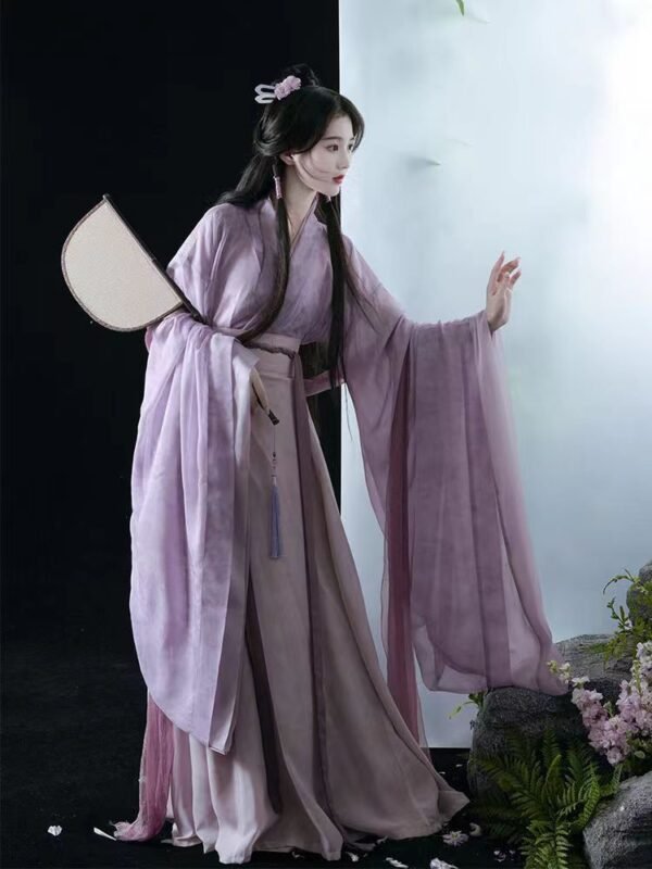 Wei-Jin-Dynasty-Style-Traditional-Women's-Clothes-Main-photo4 Wei-Jin Dynasty Style Traditional Women's Clothes