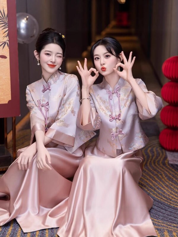 new-pink-chinese-bridesmaid-dresses-main-photo Modern Bridesmaid Dresses