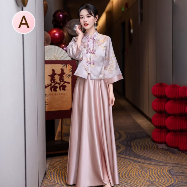 new-pink-chinese-bridesmaid-dresses-main-photo5 Modern Bridesmaid Dresses