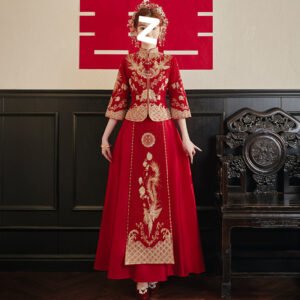Plus Size Chinese Wedding Dress for Brides