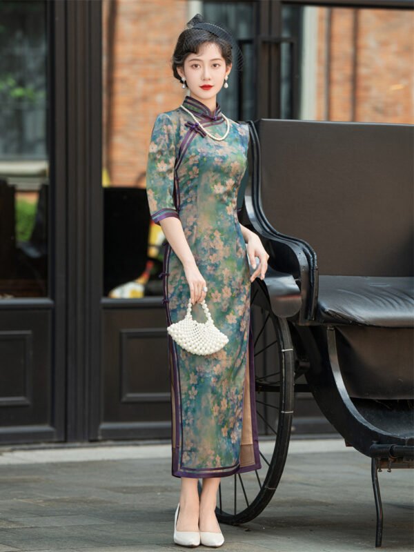 Short/Mid Sleeve Retro Chinese Dress